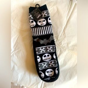Disney’s Tim Burton’s Nightmare Before Christmas Jack Skellington Socks/Slippers